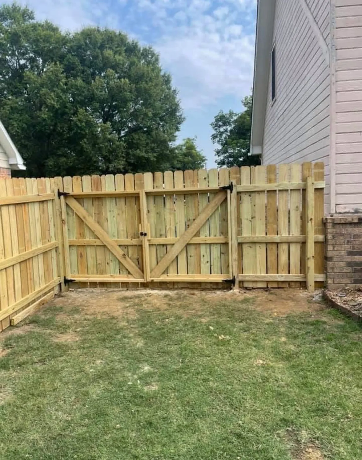 Fencing project by Renew Home Solutions in Springdale, AR